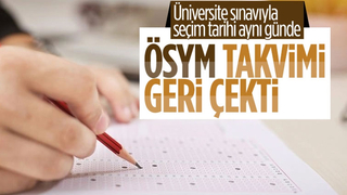 ÖSYM sınav takvimini geri çekti