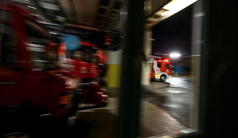 Otelde yangın paniği