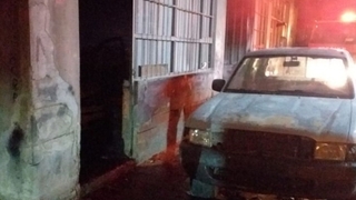 Oto boyacı dükkanında patlama