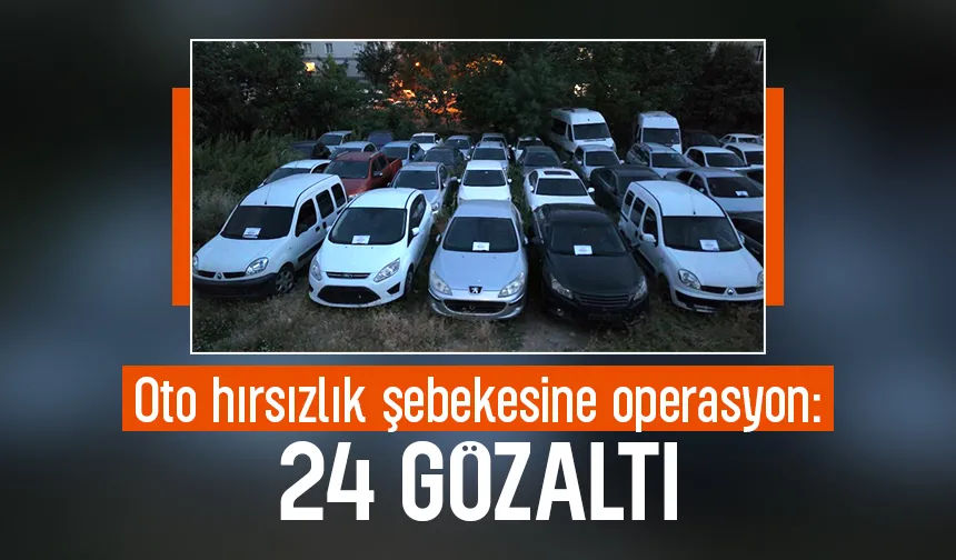 Oto hırsızlık şebekesi çökertildi; Bu şekilde change yapmışlar
