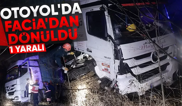 Otobanda kaza 1 yaralı