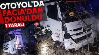 Otobanda kaza 1 yaralı