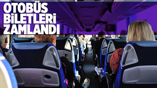 Otobüs biletleri zamlandı