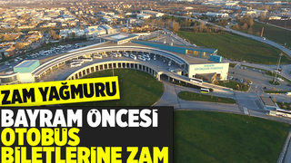 Otobüs biletlerine zam