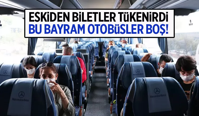 Otobüsler parklarda yatıyor, bayramda ilave sefer yok