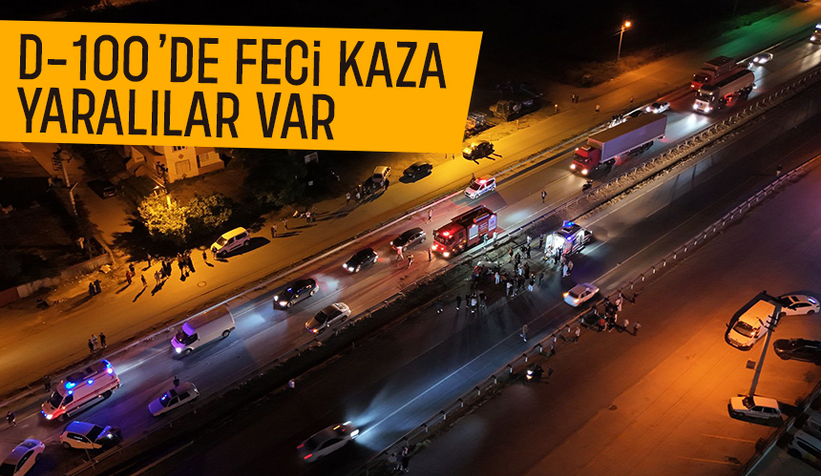 Otomobil bariyerlere çarptı