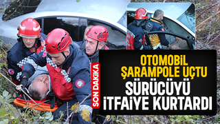 Otomobil dikenliğe uçtu 1 yaralı