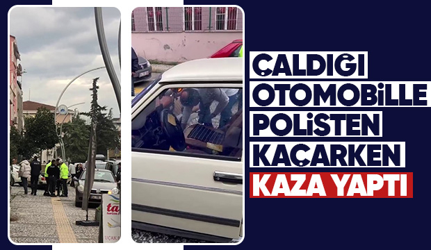 Otomobil hırsızı kaçamadı