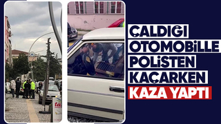 Otomobil hırsızı kaçamadı