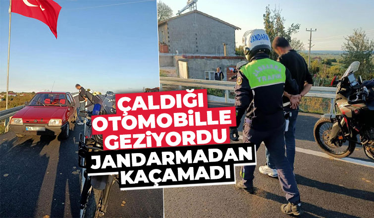 Otomobil hırsızı kovalamacanın ardından yakalandı