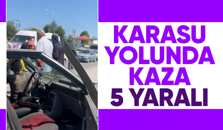 Otomobil ile cip çarpıştı: 5 yaralı