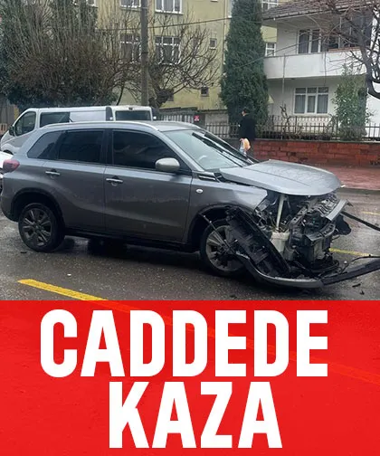 Otomobil ile cip çarpıştı