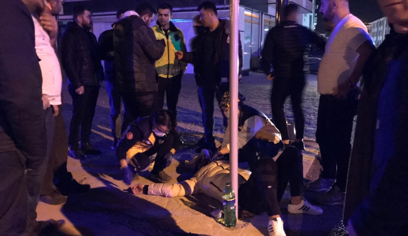 Otomobil ile motosiklet çarpıştı: 2 yaralı