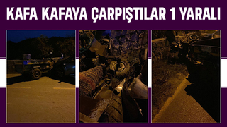 Otomobil ile pat pat çarpıştı