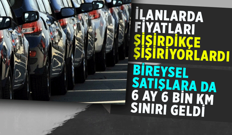 Otomobil satış ilanları takibe alınıyor