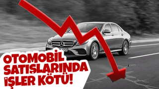Otomobil satışlarındaki düşüş sürüyor