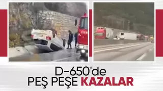 Otomobil takla attı, tır makasladı
