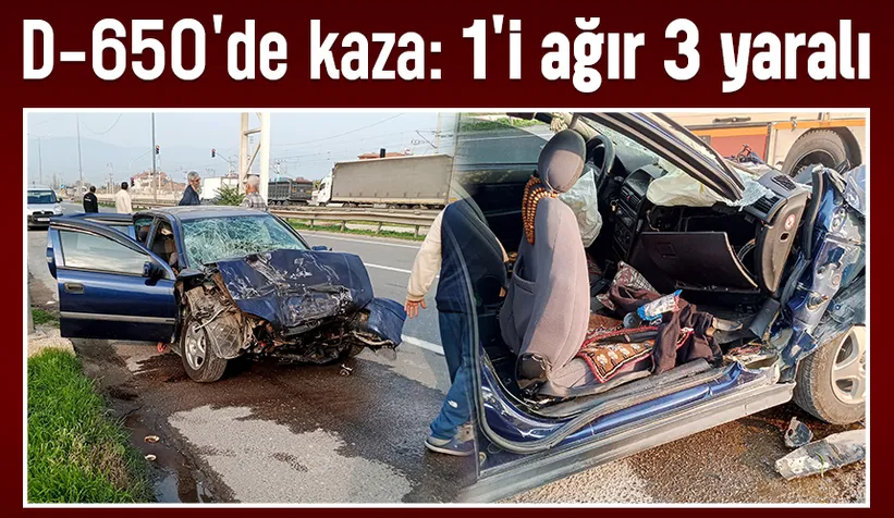 Otomobil tıra çarptı; yaralılar var