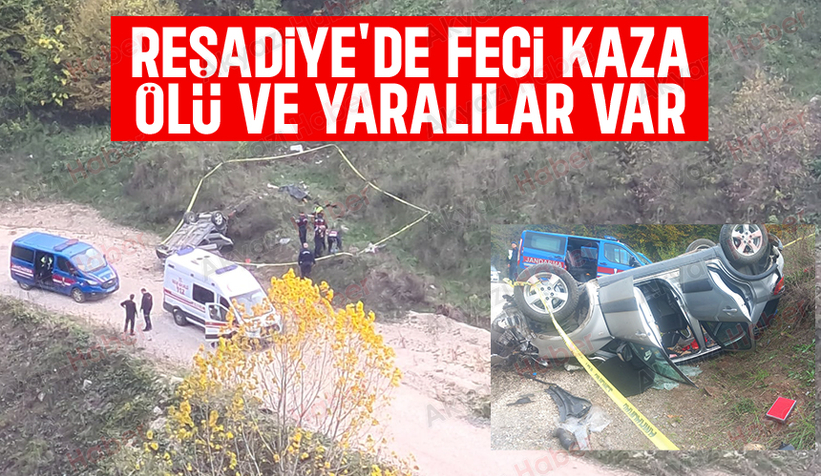 Otomobil uçuruma yuvarlandı; Ölü ve yaralılar var