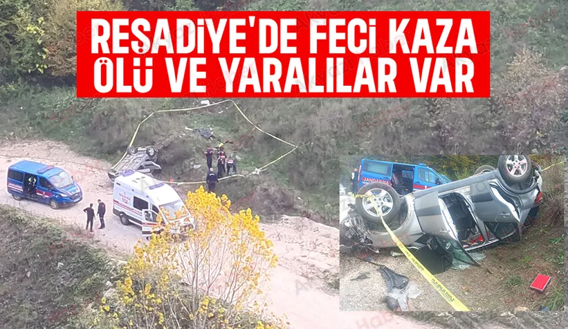 Otomobil uçuruma yuvarlandı; Ölü ve yaralılar var