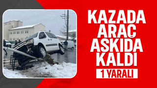 Otomobil ve hafif ticari araç çarpıştı: 1 yaralı