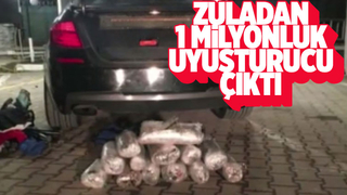 Otomobilde 1 milyonluk uyuşturucu bulundu