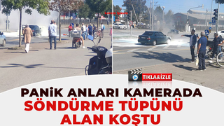 Otomobili kül olmaktan böyle kurtardılar