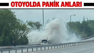 Otomobili yanmaktan kurtardılar