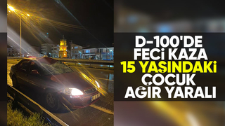 Otomobilin çarptığı çocuk ağır yaralandı