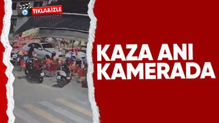 Kaza anı kamerada