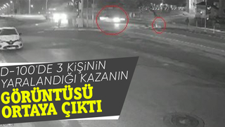 Otomobilin köpeğe çarptığı kaza kamerada