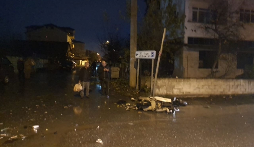 Otomobille çarpışan motosikletli ağır yaralandı