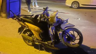 Otomobille çarpışan motosikletli öldü
