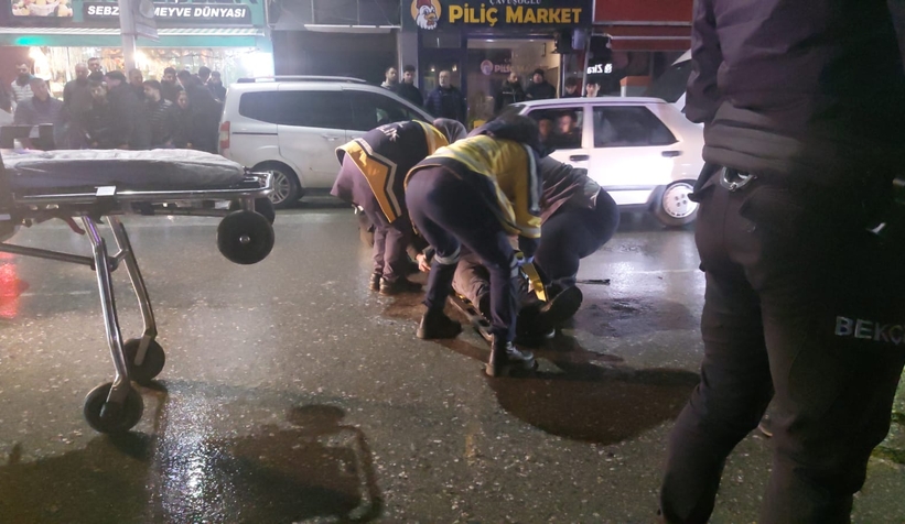 Otomobille çarpışan motosikletli yaralandı