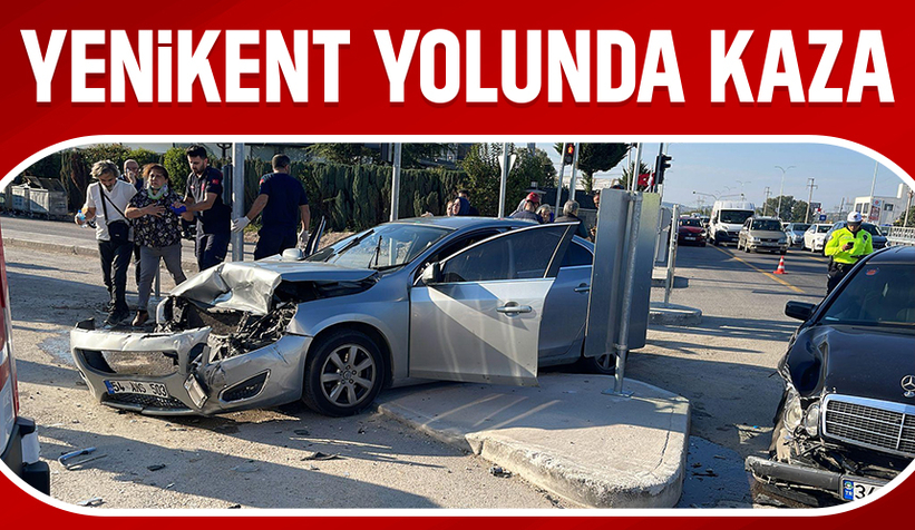 Otomobiller çarpıştı: 1 yaralı