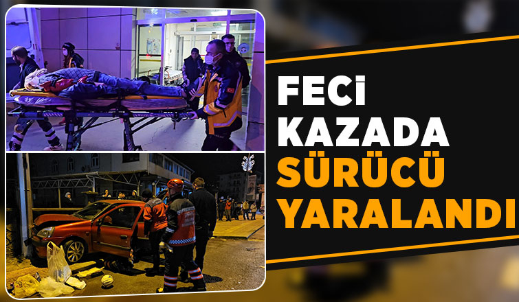 Otomobiller çarpıştı: 1 yaralı