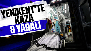 Otomobiller çarpıştı: 8 yaralı