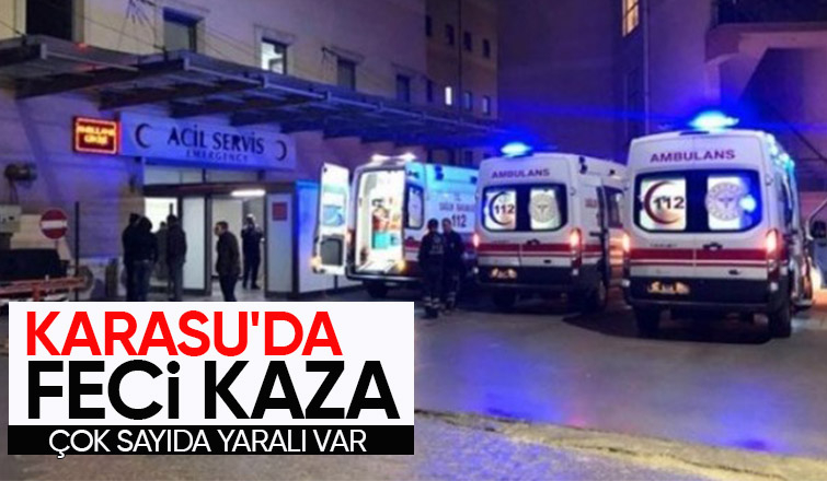 Otomobiller çarpıştı çok sayıda yaralı var