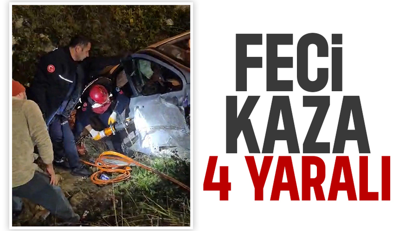 Otomobiller çarpıştı; Yaralılar var