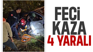 Otomobiller çarpıştı; Yaralılar var