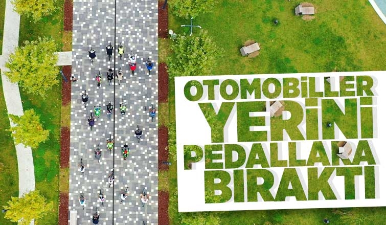 Otomobiller yerini pedallara bıraktı