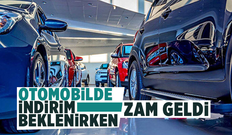 Otomobillerde indirim hayal oldu