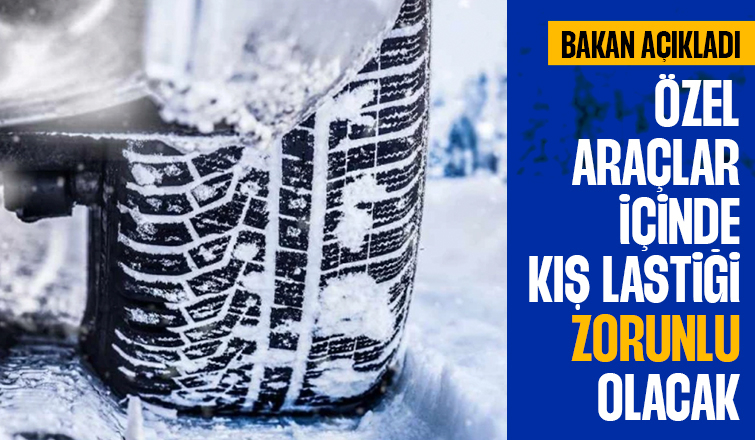 Otomobillere de kış lastiği zorunluluğu geliyor