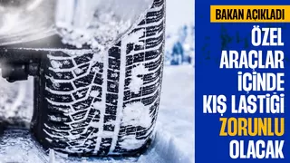 Otomobillere de kış lastiği zorunluluğu geliyor