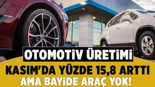 Otomotiv üretimi arttı ancak bayide araç yok