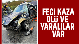Otoyol bağlantı yolunda korkunç kaza; Ölü ve yaralılar var