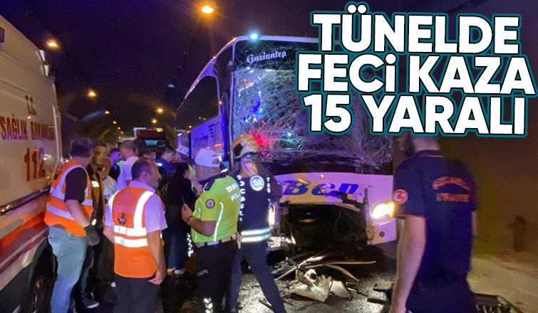 Otoyol savaş alanına döndü; 15 yaralı