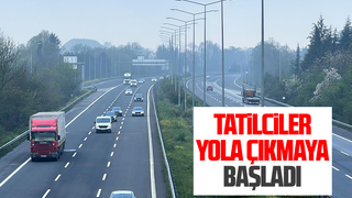 Otoyolda akıcı bayram yoğunluğu başladı