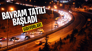 Otoyolda bayram yoğunluğu