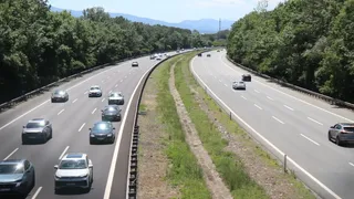 Otoyolda çalışma var